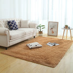 Silky Fluffy Carpet Modern Home Decor