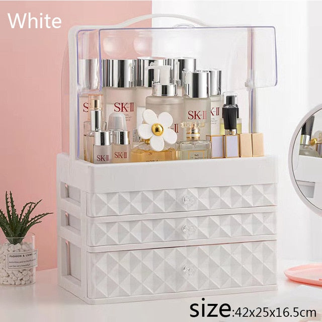 Large Capacity Cosmetic Storage Box – MILD CROWDING HOME GOODS