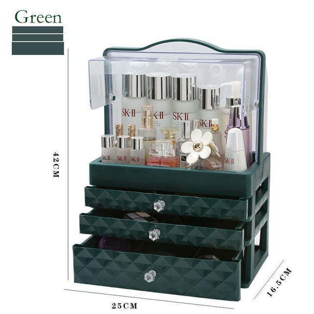 Large Capacity Cosmetic Storage Box – MILD CROWDING HOME GOODS
