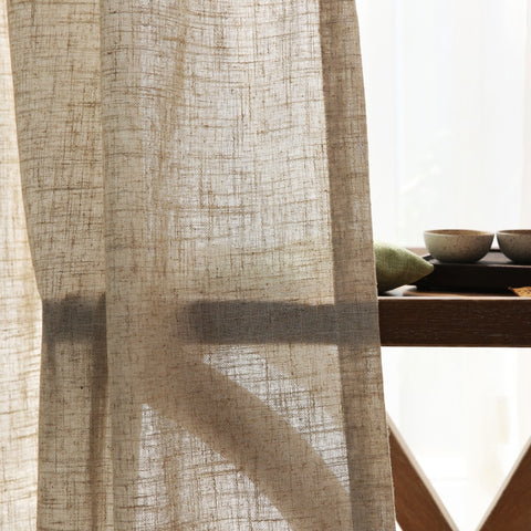 Japanese cotton linen curtain
